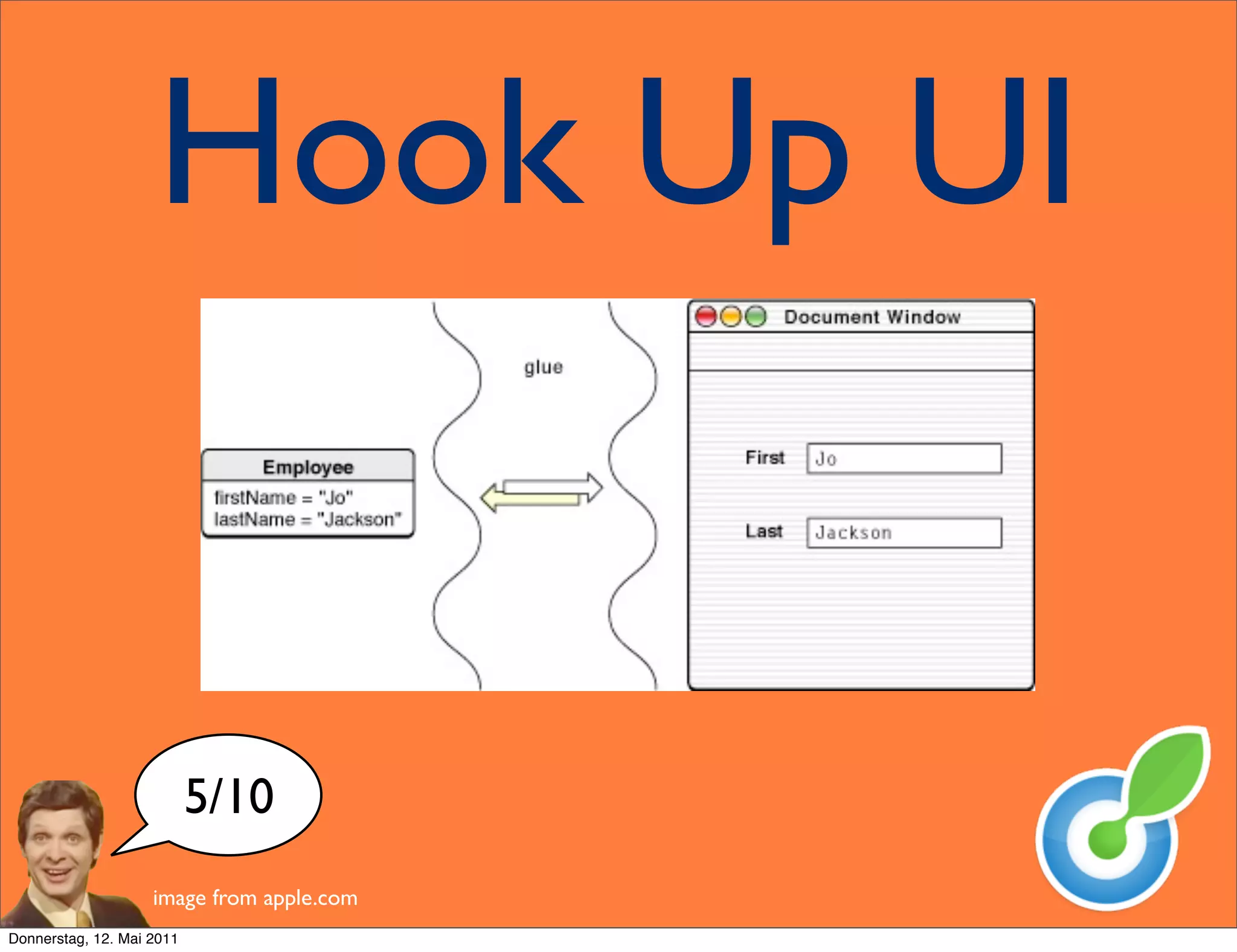 Hook Up UI


                           5/10
                    image from apple.com
Donnerstag, 12. Mai 2011
 