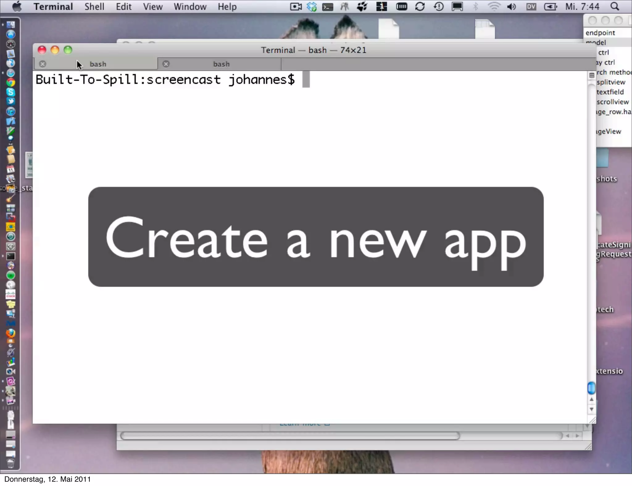 Donnerstag, 12. Mai 2011
 