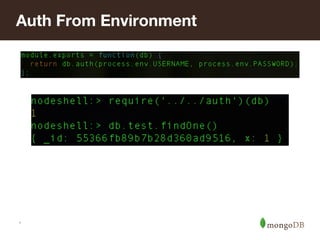 *
Auth From Environment
 