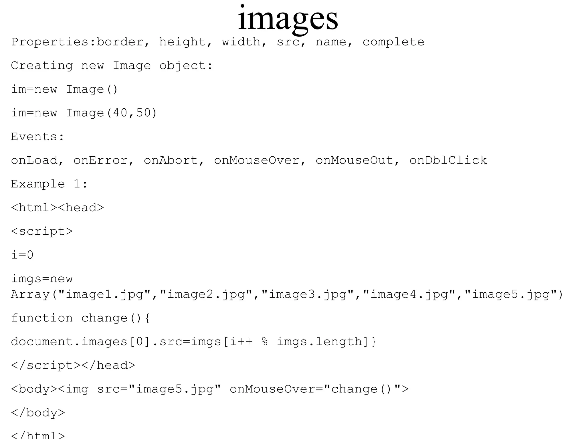 Jscript Fundamentals