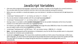 Js datatypes | PPT