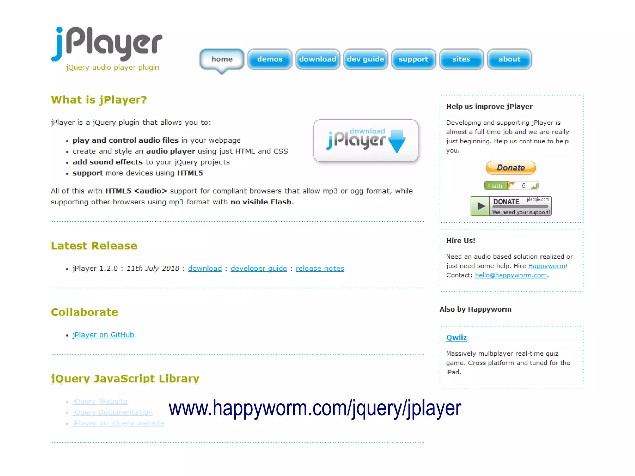 www.happyworm.com/jquery/jplayer
 