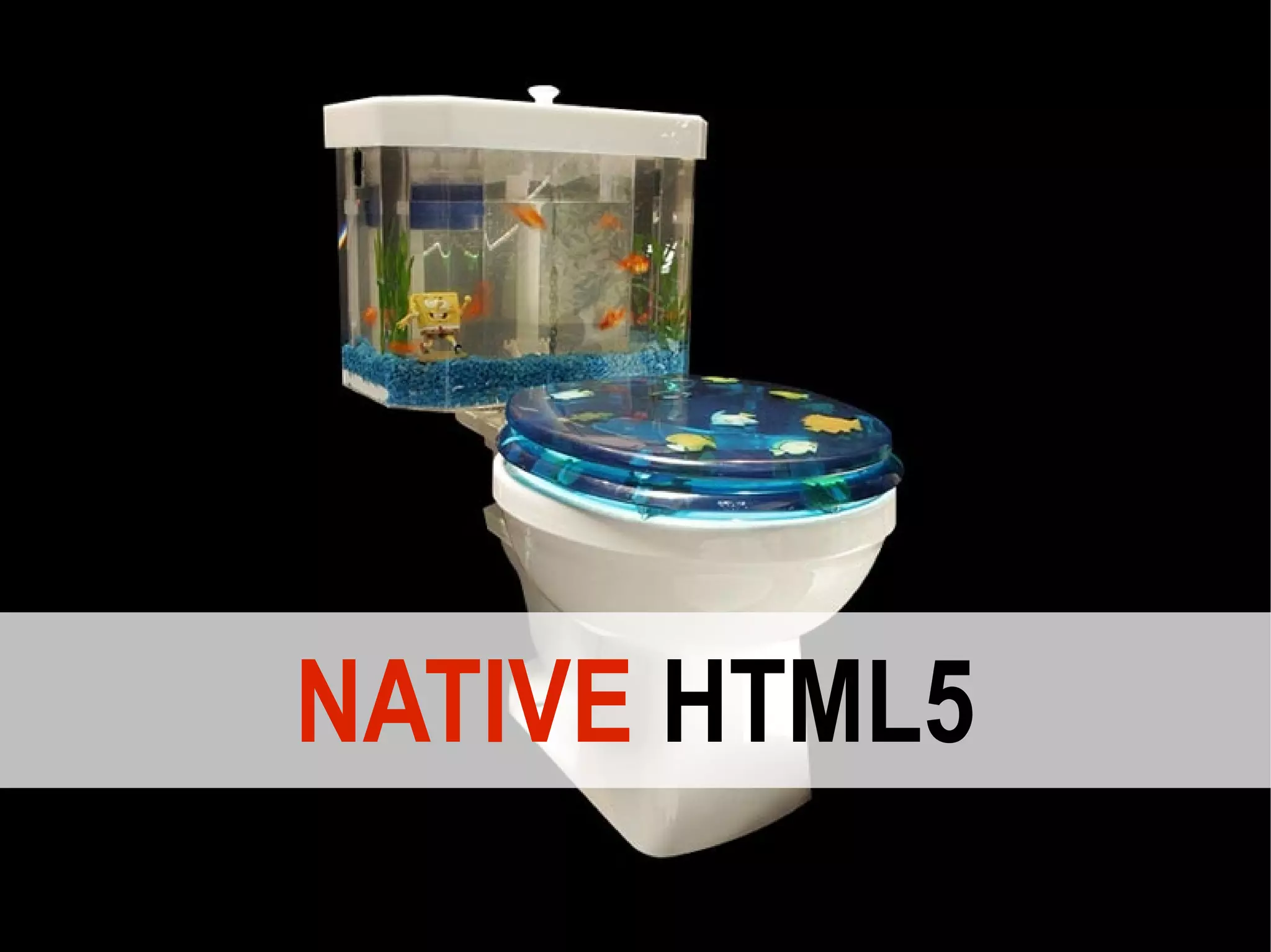 NATIVE HTML5
 