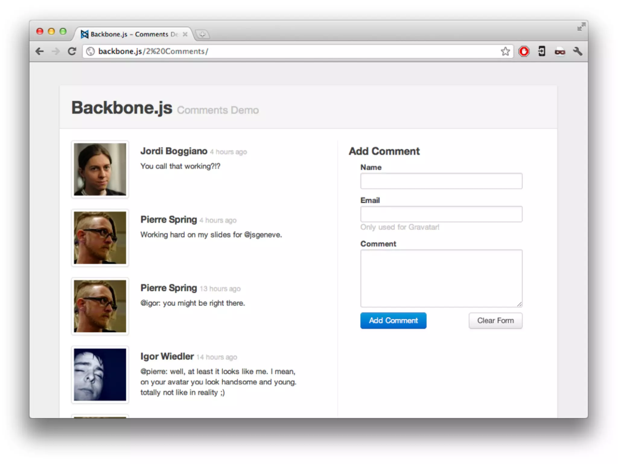 JSDay Italy - Backbone.js