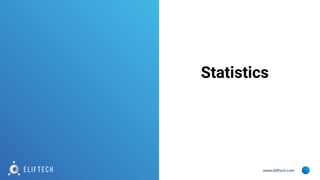 www.eliftech.com
Statistics
 