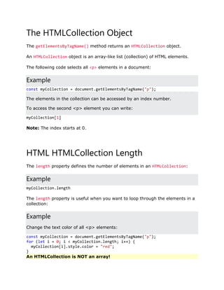 DOM(Document Object Model) in javascript | DOCX
