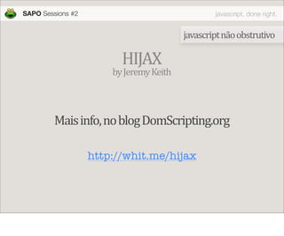 JavaScript done right