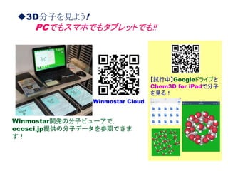 高校化学教科書の電子化の動きとタブレットへの3D分子モデル表示（2014/08/16，新潟市） Slide 2