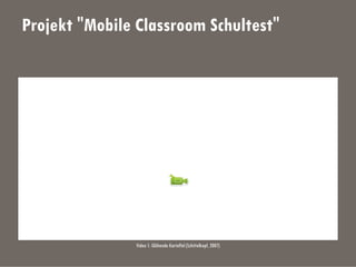 Projekt "Mobile Classroom Schultest"
Video 1: Glühende Kartoffel (Schittelkopf, 2007)
 