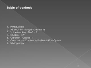 Js engine performance | PPT