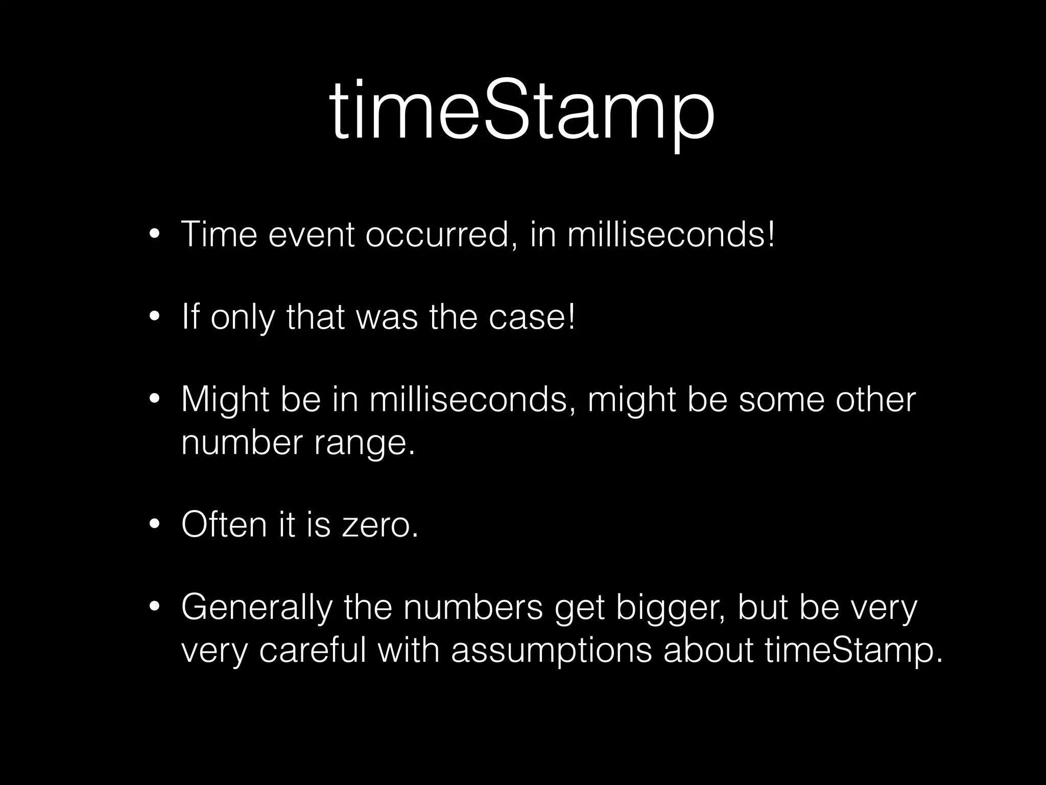 client / offset / pageX,Y Position of mouse / touch relative to: • clientX/Y: window, regardless of whether the page is scrolled • offsetX/Y: target element • pageX/Y: page, consistent as the page is scrolled • screenX/Y: top left of monitor  FireFox only recently started supporting offsetX Legacy IE Support is mixed for some of these jQuery is your friend, emulates what is missing  (most of the time). 