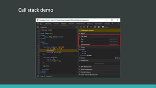 Call stack demo
 
