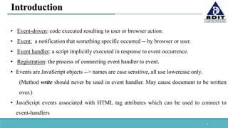Event In JavaScript | PPT