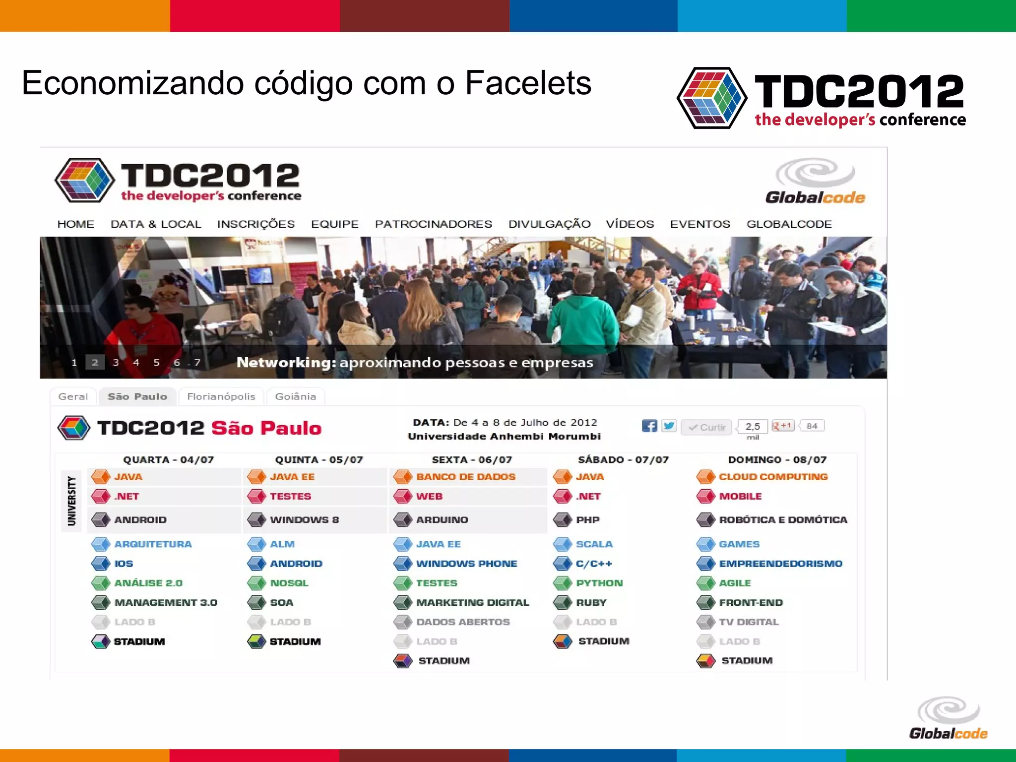 Economizando código com o Facelets Globalcode – Open4education 