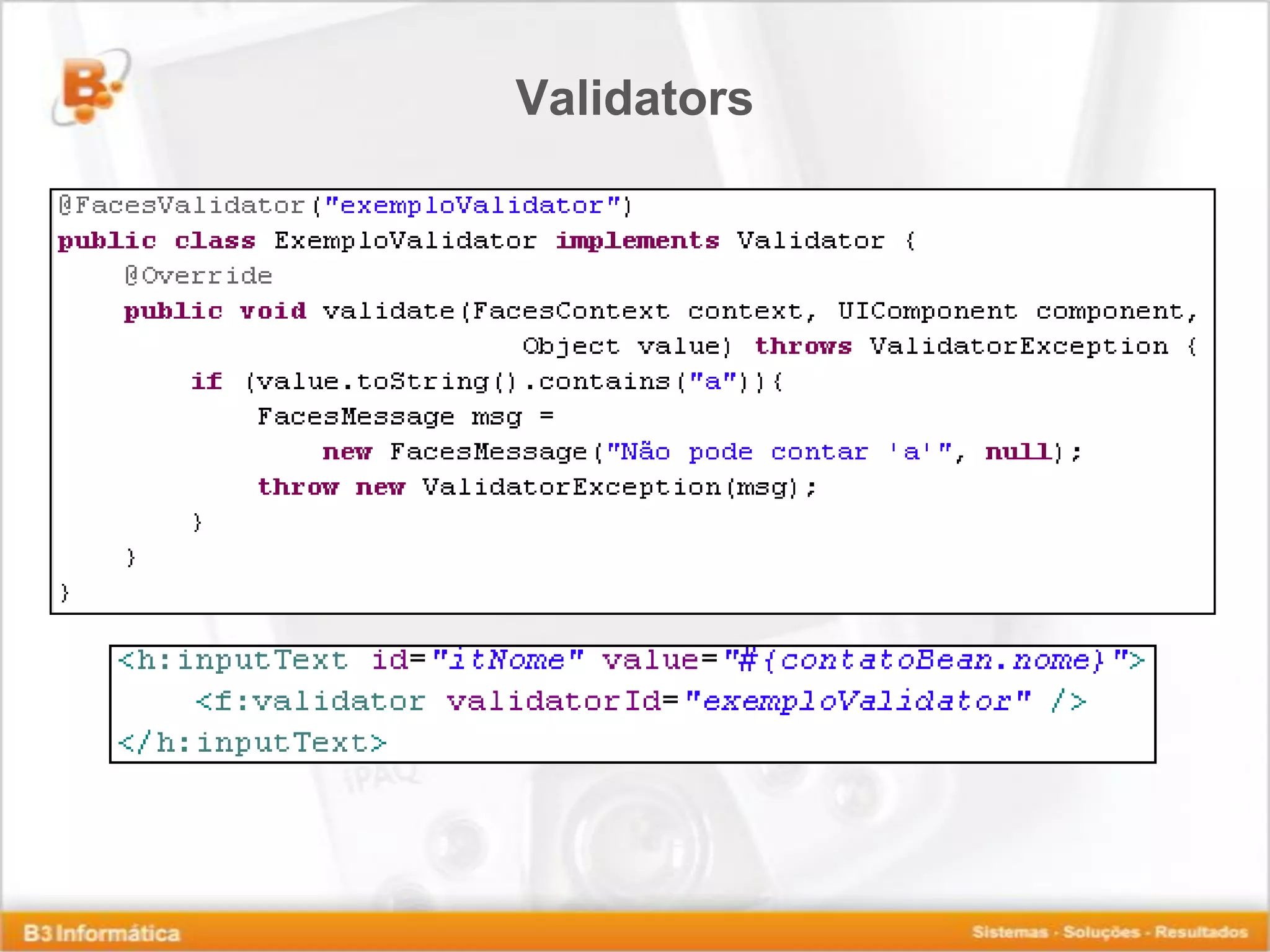 Validators 