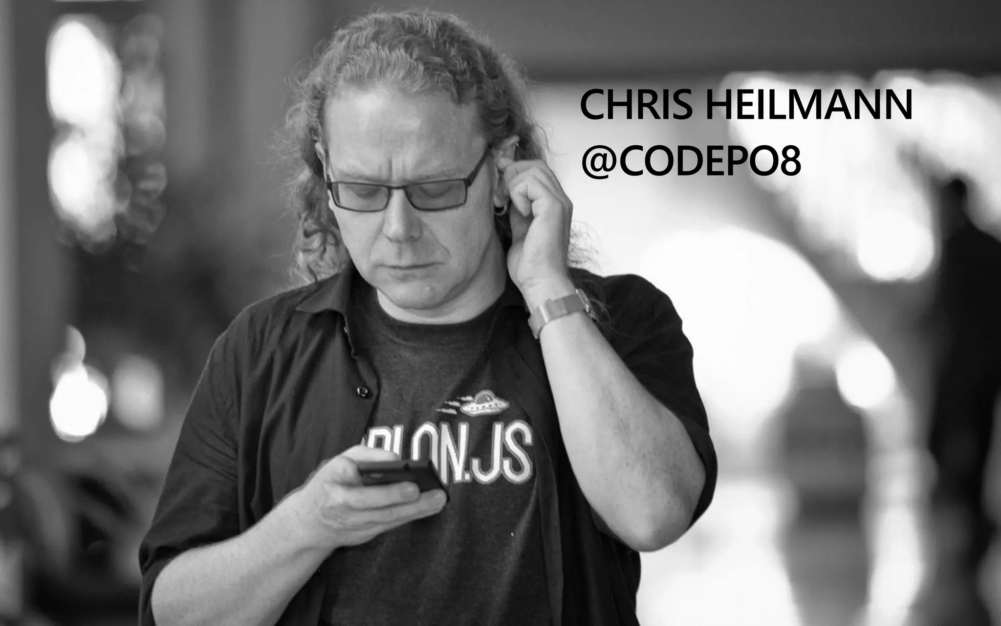 Of innovation and impatience
Chris Heilmann @codepo8, Future Decoded, London, Nov 2015
CHRIS HEILMANN
@CODEPO8
 