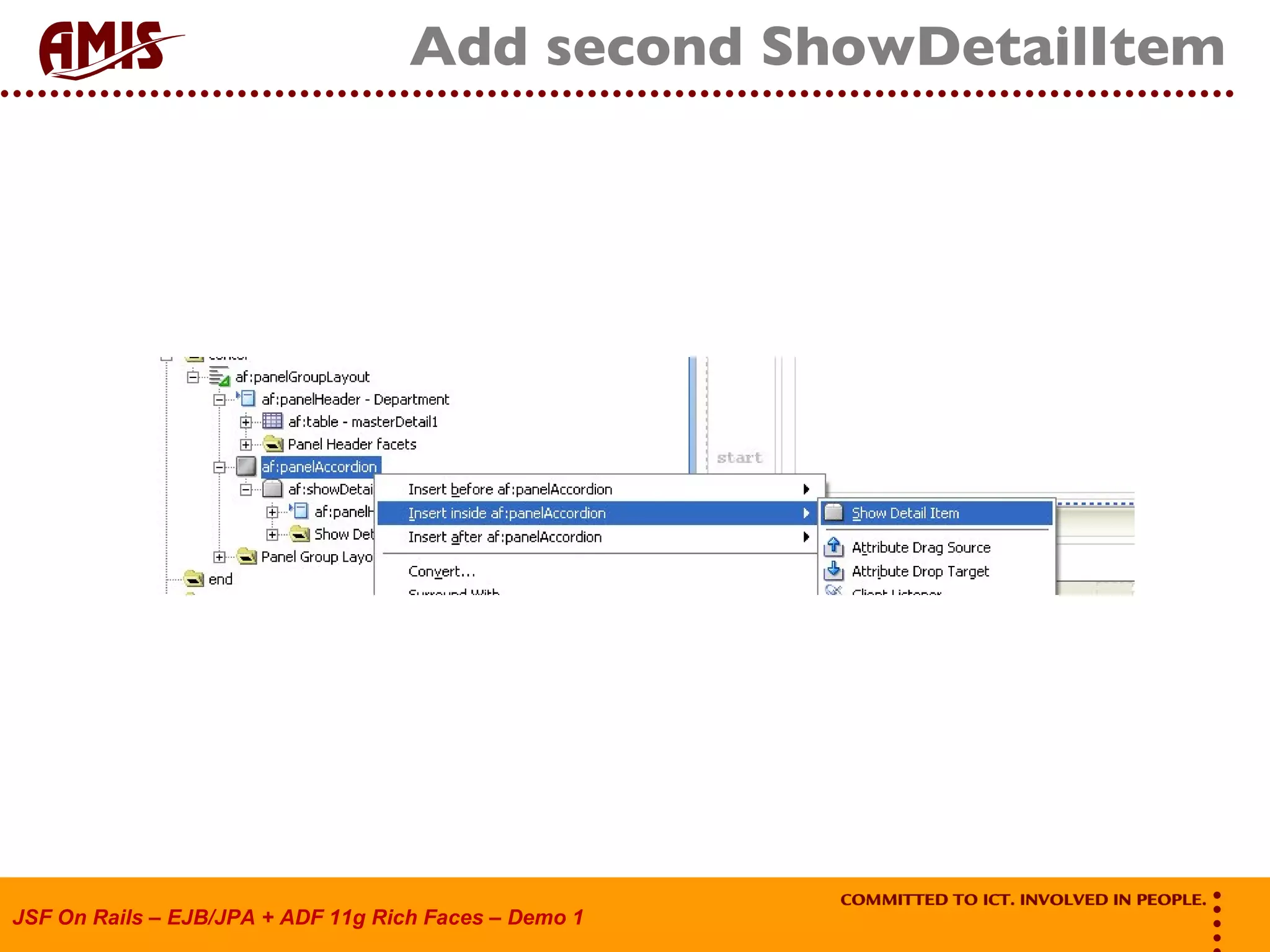 Add second ShowDetailItem 