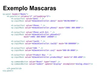 Exemplo Mascaras
 