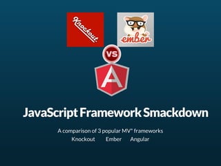 Js frameworksmackdown