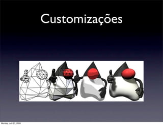 Customizações




Monday, July 27, 2009
 
