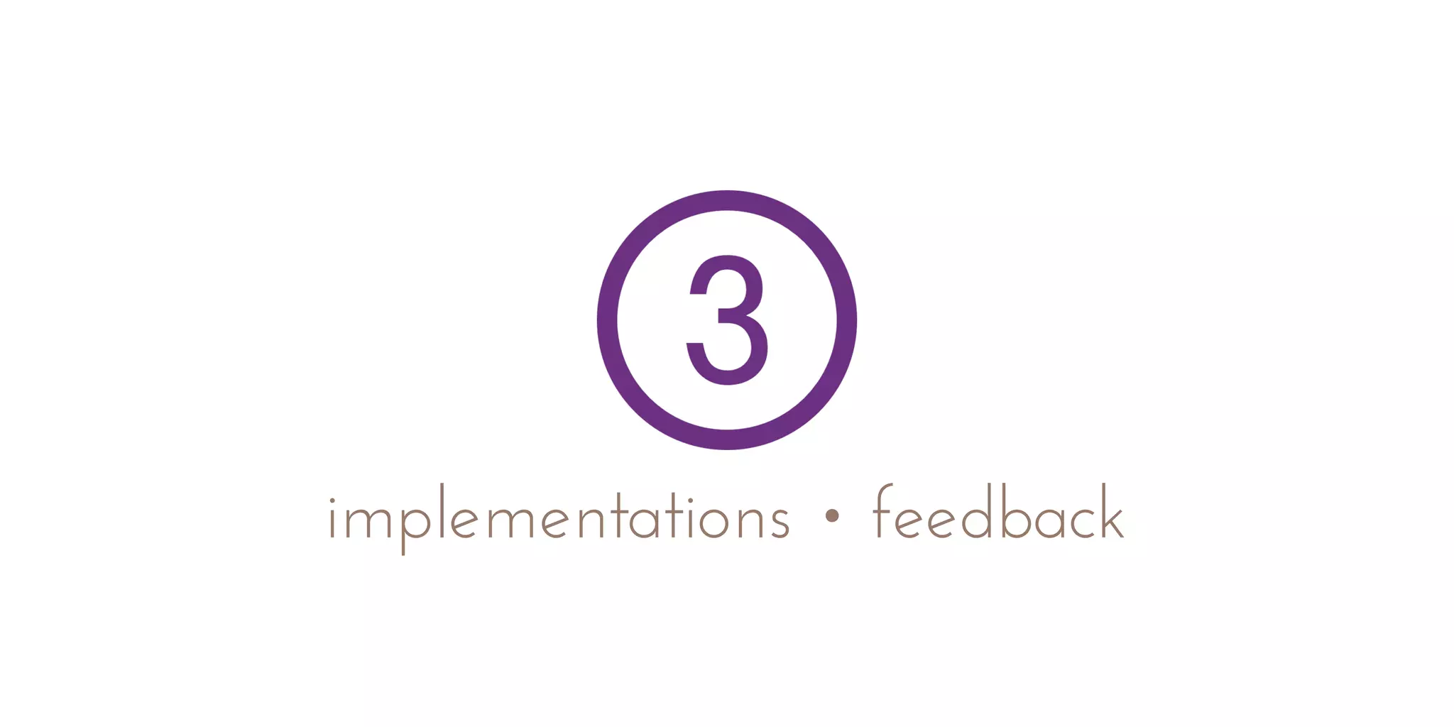 implementations • feedback
 