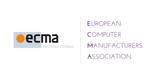 EUROPEAN
COMPUTER
MANUFACTURERS
ASSOCIATION
 