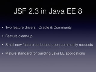 Java EE 8 Web Frameworks: A Look at JSF vs MVC