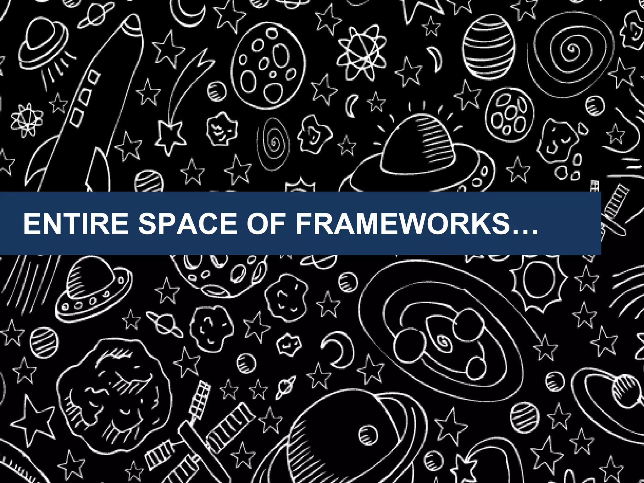 HOW DO I UNIT TEST
Known Frameworks / Libraries?
What to test? What to use?
Angular, React, Flight Karma + Jasmine
Backbone qUnit
Ember Karma + qUnit (ember-app-kit)
ExtJs Jasmine, Siesta (UI)
TypeScript tsUnit
CoffeeScript qUnit
Dart Unittest, Hop and Drone.io
NodeJs expresso and vows, Nodeunit
 