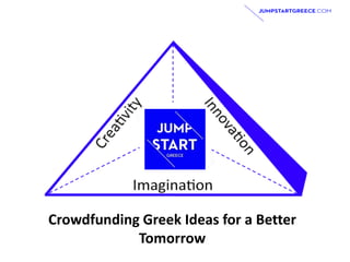 Crowdfunding Greek Ideas for a Better
Tomorrow
 