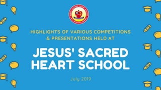Highlights of Competitions and Presentations Held in July 2019 at JSHS