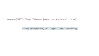 Javascript HTTP Requests | PPT