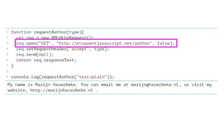 Javascript HTTP Requests | PPT