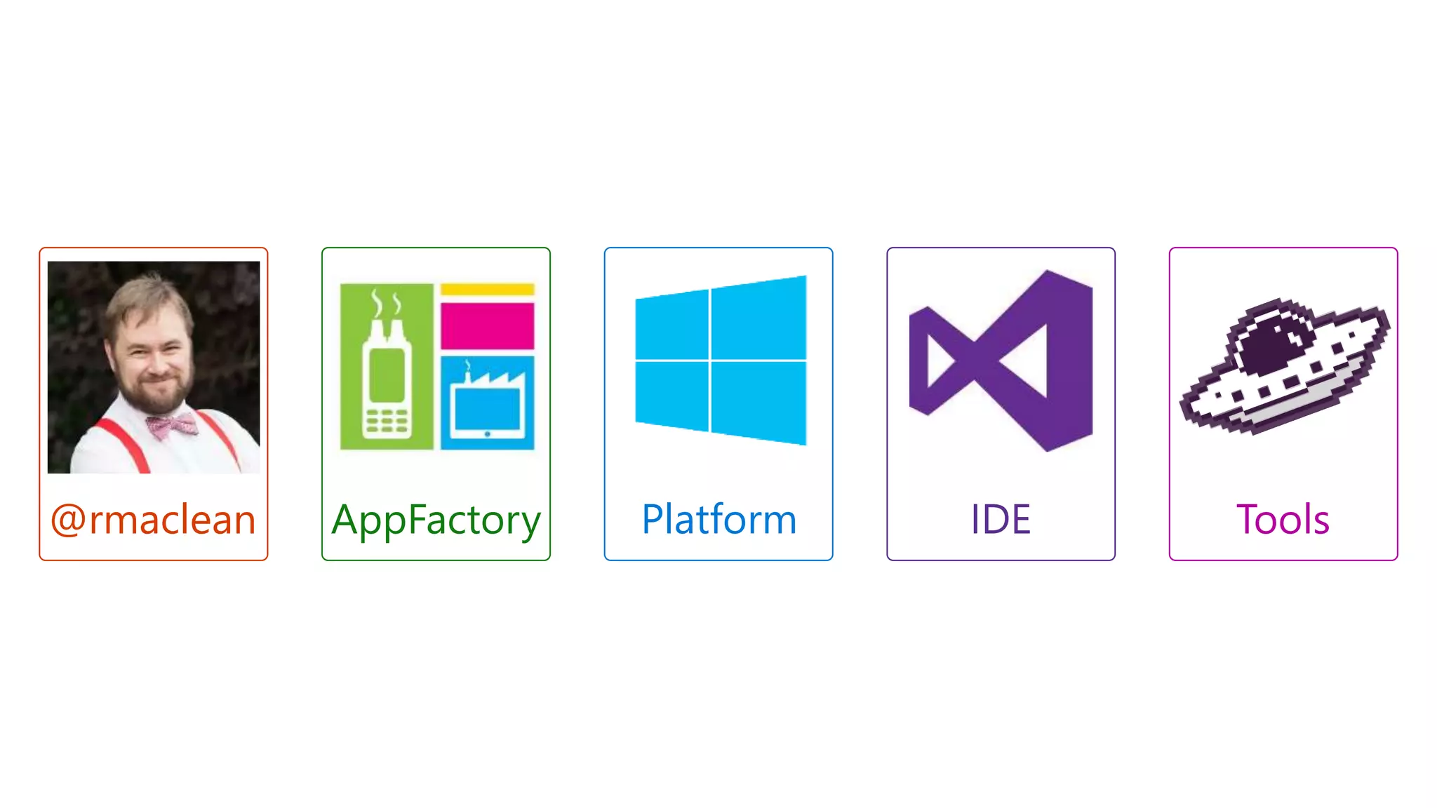 @rmaclean AppFactory IDEPlatform Tools
 