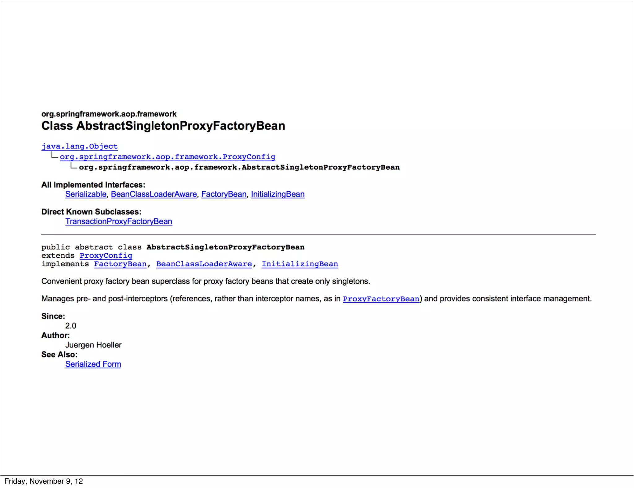 Friday, November 9, 12 