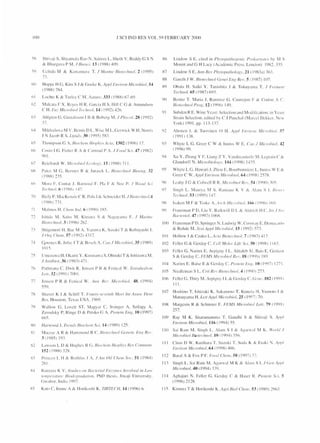 I()() J SCI IND RES V O L 59 FEBRUARY 20()()
.'iX Shi v;l.ii S. ShY;lIl1al;I I~;lo . Saisn:e L. Shelh V. Reddy G S N
& Bh;lrgava PM . ./Iliosci. 13 ( 19XX) 4O'J.
'i') Uchida M & K;lvamura T. '/ M{/ri!w lIiol"c/llwl. 2 ( 1<}<}5)
n.
()O Hoppe II G. Kim S .I & Gocke K. ; /I/I! /:'III'imll Micmliiol. 54
( I<)XX) 7X4.
() I Lnchte K & Turley C M. NlIIl/n'. 3.B ( 19XX) ()7·()<).
()2 M;ilcila r X. Reyes II R. Garc ia II S. Il ill C G & Aillundson
C H . /:·II~ Micmlii(}/ ·/i'l"/lIwl. 14 (1<)<)2) 426.
()~ Ahlgren G. Guslafsson I Il & Boherg M . ./ PII."wl. 21 ( 1<)92)
.,,7.
()4 Mikhailllv;1 M V. Belilis D L. Wisc 1 L. Cicrwick W II. lorris
.I;lcoh R S. Li/lit/.I . 3U ( 1<)9'i) 5X ~.
()5 Tholilpson G i . /li(}cll"11I lIio!,lI."s Acill. I3U2 ( 19l)() 17.
()() Cosio I G. Fisher R A & CIiToad P A. '/ Food Sci. 47 ( 19X2)
<)01 .
()7 Reichardt W. Micmliiol /:mlogr. 15 ( 19XX) ~ I I.
()X P;liec M G. Bernier R & .Iur;lsek I.. lIioleclllllll /Iioellg. 32
( I<)XX) 2.,,'i.
()l) Mora F. Contat .I . Barnoud F. 1~la F 8<. Noe P. ./ IVood S, ·i
Tn/lIIl1l. (, ( II)X() 147.
70 Hiely P. MacKen/ie CR. Puls.l & Schneidcr II. .//lioll'cllll ol.4
( I<)X() 7:1 1.
7 1 i lallllos H. C!II'III /Ild. (, ( 1<)<)0) I X'i .
72 Ishid;1 M. Saito M. Kililura S & Nagayalila F. ./ Mllrill"
/lioll'cllllol. 3 ( 1<)%) 262.
7.', Shigell1mi II. B;lc I / . Yazawa K. Sasaki T & KobaY;lshi .I .
./ (}rg Clleill. 57 ( 1<)<)2) 4~ 17.
74 Ci.orenes R. JoI're .l T & Bosch i. ClIlI./ M icmliio/. 35 ( I<}X9 )
1015.
7'i UIl1C/;IWa H. Okalili Y. Kurus;lw;1 S. Ohnuki T & Ishizawa M.
./ Allliliiol. 36 ( 19X.1)47 1.
76 Palhir;lna C. Dwit R. Jcmcn P R & Fenical W. Telmlwdmll
Lell..n (1<)<) I ) 7()() I .
77 Jensen P R & Fenical W . AIIII 1<1'1'. Microliiol. 41. (1994)
559
7 Shavcr K J & Schi IT T. FOllrlr-.I·"I'elllll Me"l /111 Assoc /)l'1Il
H,'s. Houston. Texas USA. 1969.
7') W;il low G. Lovell ST. Magyal' C. Svinger A. Szilagy A.
Z;lvodsky P. Ringe D & Petsko Ci A. /Jroll'ill LlIg. J() ( 1997)
6()'i.
XO Ilarwood.l. Trl'lIds /liocll"111 Sci. 14 ( 19X9) 125.
XI Macr;IC A R & Halllillond R C. /Iio!t'c/II/II/ Cm('lic 1:'lIg HI'I'.
3 ( I<)X5) 19.1 .
X2 Lawson L D & Illlghes B (i . Ilioc/wlII /Iio!'''rs Nes COIIIIIII/II.
152 ( I<)XX) ~2X .
X~ Princcn L H 8<. Rothrlls .l i . .1 ;/ll ()il CIIl'IIl SoC, 51 ( I<)X4)
2X I .
X4 1{;1I11;ln;1 K V. SIlIl/il'.l· Oil II{/CI,'/'i{/ll:'lI~nll£,.I' IIII 'o/J'('(1 ill LOll'
1,'III/Il'/'{/{IIU' Iliod" gmr/fIlioll. PhD thesis. Ji waj i Uni versity.
Gwalinr. Indi;1 19<)7.
Wi K:ilO C. Inoue i & Iinrikoshi K. TIIITl:'lH. 14 ( 19%) ().
X6 Lindow S E. cited in IJh'IO/I(fI"ogl'llic IJm l,{//''OII'S by M S
Mount and G H Lacy (iC:ldCllli c Press. Londun) 19x2. ~"':i.
X7 Lindow S E. AIIII H£'I' IJ/,yIO/Wllllilogr. 21 ( I'>X3a) ."6.,,.
XX G;lreth .l W. /1i(}[l'Cllllol Cellel /:'lIg Rl'1'. 5 ( 19X7) 107.
X<) Ohala H. Saiki Y. Tan ishit;1 .I & Toku Y;l ln;1 T. ./ /-"1'1'1/ /('111
Tl'c/IIIIII. (,5 (19R7) (lIn .
9() BcnitL T. Maria J. R:llnire/. G. Castrejon F & Codon A C.
/IiOlI'c/llwl Prog. 12 (19l)() 14<).
91 Suhden R E. Winc Ye;lst: Selcction ;Ind M()d iri C<lti on. in Yeast
Str,lin Sclection. edited hy C J Panch;iI (Marcc:1Dc k~ c r. Ne'
Ymk) 199 1. pp. 11 ~- 1 "'7.
<)2 Ahoncn L & Tuovincn 0 II. A/I/II /;'II I'II'!III Mi,'/'"liiol. ::'7
(199 I ) I3X.
9." Whyte L G. Grcer C W &. Inniss W E. Gill .I Micmllilll. 42
( 1996) 9<) .
94 Xu Y. Zhang Y F. Liang Z Y. Vandecastcelc M. Lcgrain C &
GlandorlT . Microhilliogr. 144 ( 199X) 14.,, 5.
9'i Whyte L G. Hawari J. Zhou E. Bourhonnic:rc L. Inniss W I: &
Grecr C W. A/I/" f:'! /I 'imll Mi(·roliiol. (,4 ( I99x) 257X.
lJ6 Leahy .l G & CollI'eli R R. Miemhillll« '!'. 54 ( Il)I)() 3():;.
In Singh L. MaurY:l II S. J{;llllan;1 K V 8.:. Alalll S I. /Iilln"
Ti', ·llIwl. 53 (I 9<).'i) 147.
l)X Isaken M F & Teske A. ; /'e" Mi, '/'"liilll. I(,() (I l)l)() ) I(,O.
l)1) Franzlll:1Il PD. Liu Y. l3alkwill D L & Aldrich H C. 1111.1 Sn
I/o('[{'/'iol. 47 ( 1997) IO()X.
100 Fr;1I1zm:1Il P D. Springcr N. Ludwig W. Conll';IY E. DelllaC:lrio
& Rohde M. Sy.I'l A/I/Ii Microliiol. 15 ( 1l)l)2 ) 57:1.
101 Hollow J & Czako L. /CllI lJi()[l'c/llwl. 7 ( 1')X7) 4 17.
102 Fellcr G & Gerday C. C('1/ Moll'<' Lifl' Sci. 50 ( 19
'
)X ) 116.".
1m Fcller G. Narinx E. Arpigny .l L. Aittaleh M. B;li s E. C;cnicol
S & Gerday C. FI;MS rV/iemhiol N,'!'. I X ( Il)%) I Xl).
104 Nari nx E. Baise E & Gerday C. i-'ml('ill /;·lIg. II) ( 1')ln) 127 1.
1O'i Nicdlell1;1Il S L. Cril H,'I' /Ii()[('clllwl. 4 ( 19')() '273.
ID6 Feller G. Thiry M. irpign)' .1 L & Gerday C. (;" lIe. 1!12 (I')l) I )
II I .
ID7 Hoshino T. Ishizaki K. Sakaillolo T. Kunet;1H. YUl11()to I &
Matsuynl1la H. Lell A/I/II Microliilll. 25 ( 1<)<)7 ) 7().
lOX Margesin R & Schinncr F. FeMS Micmhill/ L('ll. 79 (19
'
)1)
257.
10<) Ray M K. Silaralllalllma T. Gandhi S & Sh ivaji S. A/I/Ii
Hill'iron Micmliio/. 116 (1 994) 'i'i.
liD Sai Ram M. Singh L. AI:II11 S I & Agarwal 1 K. IVorld ./
lI!icmhiol /lj()[n/llwl. IH ( 1<)94) .,,56.
I II Choo D W. Ku rihara T. Suzuki T. Soda K & Esaki N. 1/1/1/
b'i'iroll Microhiol. 64 ( 1l)<)X) 4X(1.
112 Baral A & Fox P F. Food C"eII/. 51 ( 1997) .,,:;.
11:1 Singh L. Sai Ralll M. Ag:llwal M K & AI;lIn S I. ./ Cell A/I/II
Microbiol. 4() ( 1<)94) .".,,9.
11 4 Aghajari N. Feller G. C;erd.IY C & Haser R. Pmll'ill Sci. 5
(1 996)2 12S.
115 Kimu ra T & Horikoslii K . Ag/'i lJi,,1 C!1l'1Il. 53 ( 19X9) 296."
 
