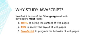 JavaScript Basics | PPTX