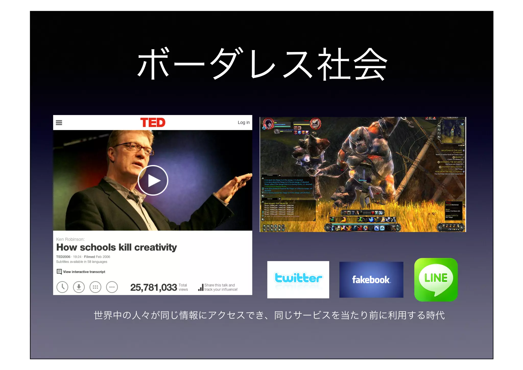 ボーダレス社会!
世界中の人々が同じ情報にアクセスでき、同じサービスを当たり前に利用する時代!
 