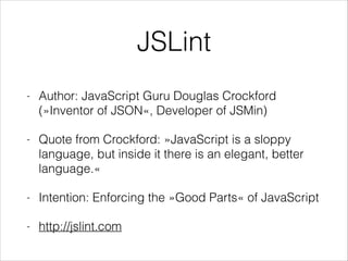 The state of JavaScript Linting - English version | PDF