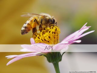 API


                                       apiary.io
      http://www.?ickr.com/photos/emrank/4088047582/
 