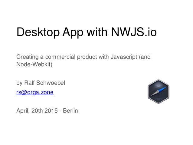 como usar nw.js como usar nw.js