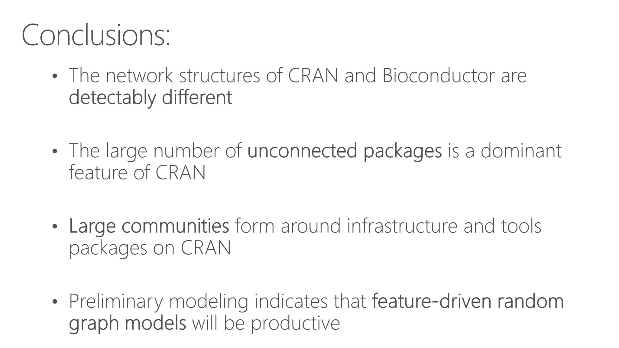 The Network structure of R packages on CRAN & BioConductor
