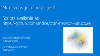 The Network structure of R packages on CRAN & BioConductor