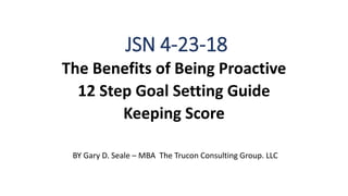 The Benefits of Being Proactive | PPTX