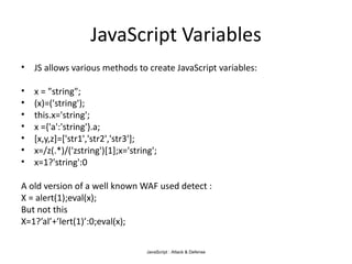 JavaScript Obfuscation | PPT