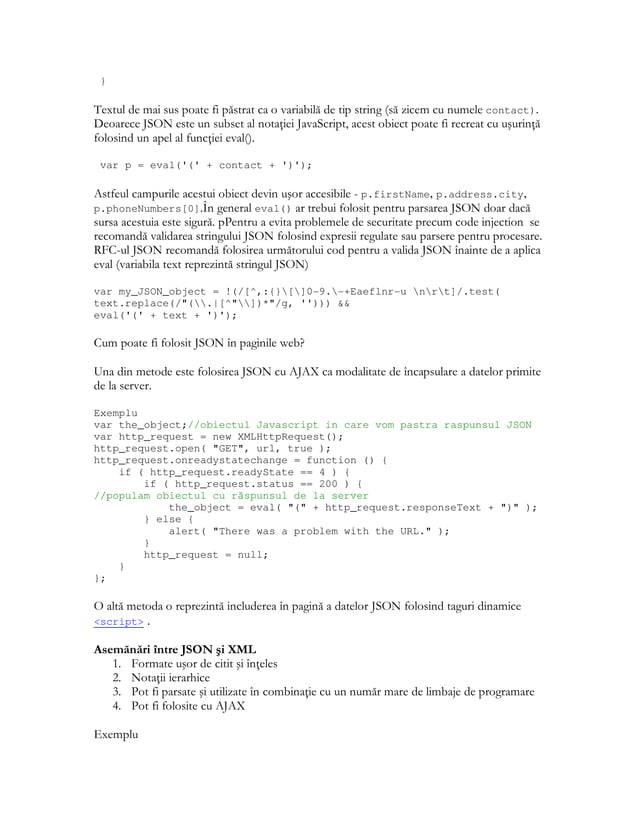 Json tutorial | PDF