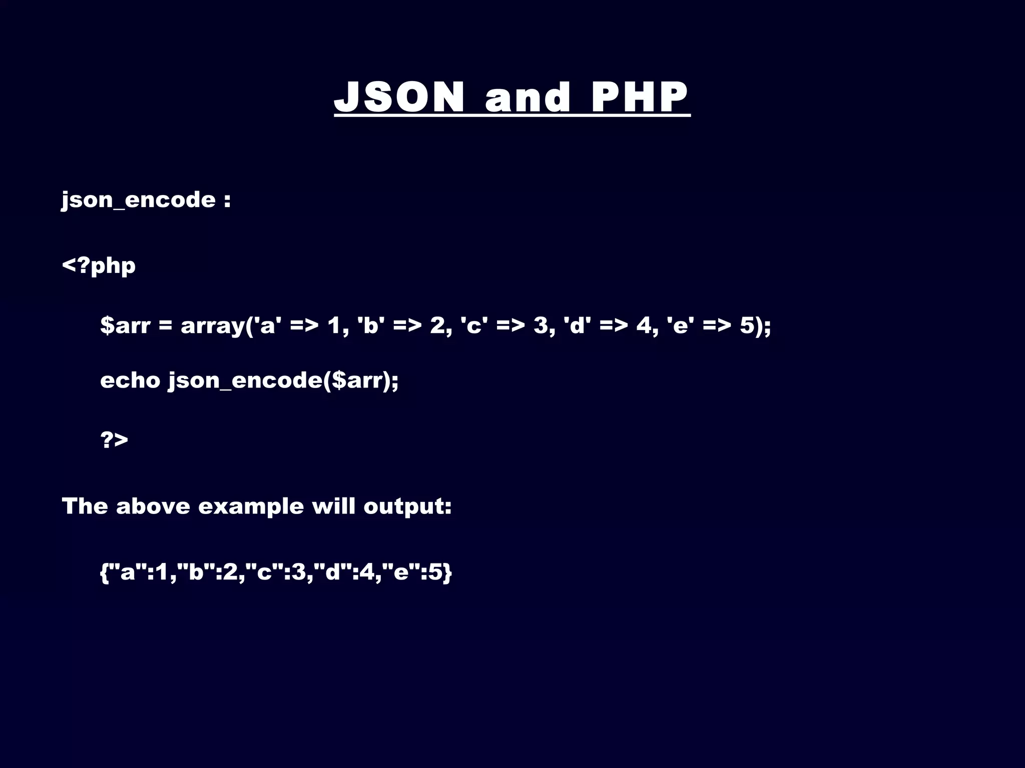 JavaScript Object Notation (JSON) | PPT