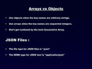 JavaScript Object Notation (JSON) | PPT