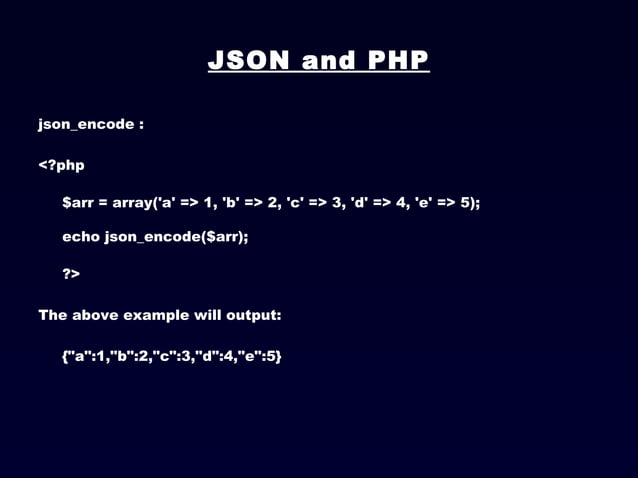 JavaScript Object Notation (JSON) | PPT