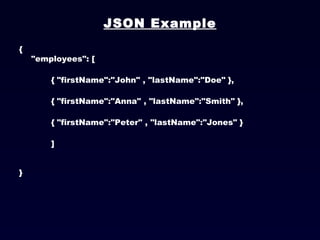 JavaScript Object Notation (JSON) | PPT