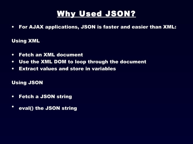JavaScript Object Notation (JSON) | PPT
